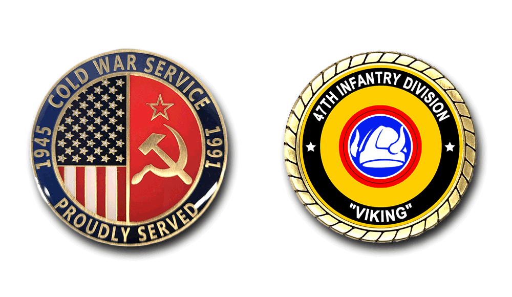 47th Infantry Division "Viking" Cold War Service Challenge Coin