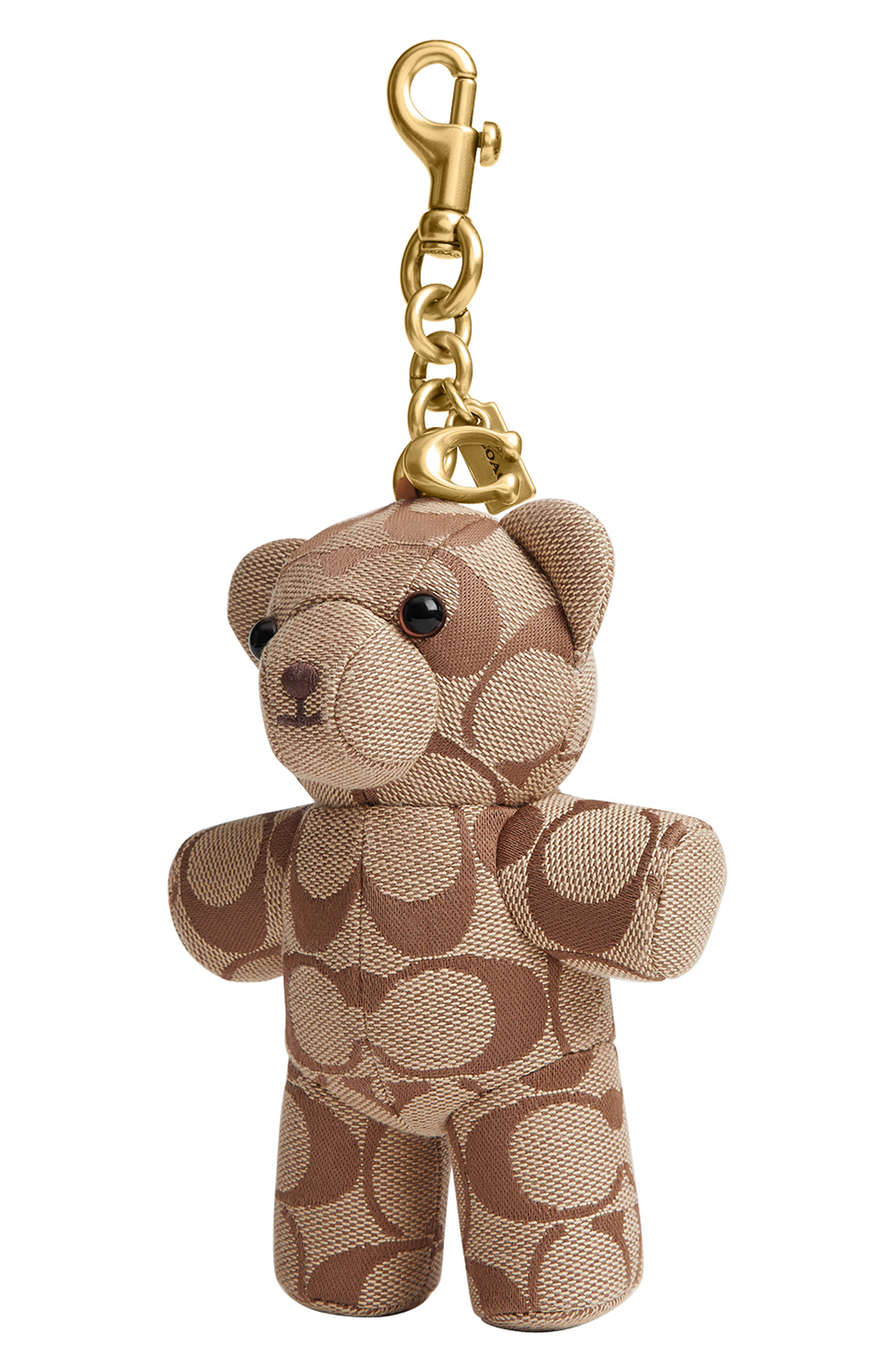 Signature Jacquard Bear Bag Charm