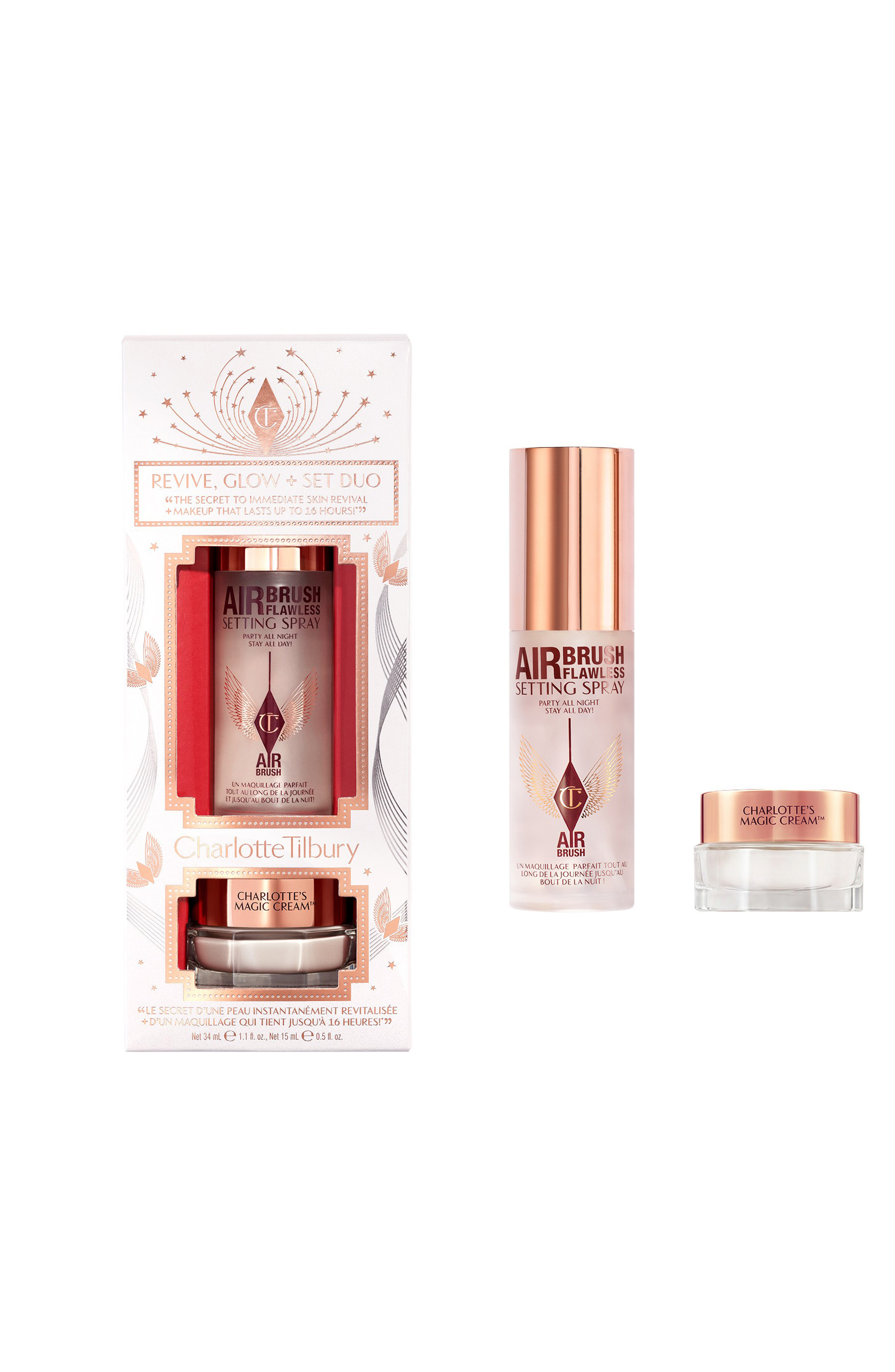 Charlotte Tilbury Revive, Glow + Set Duo