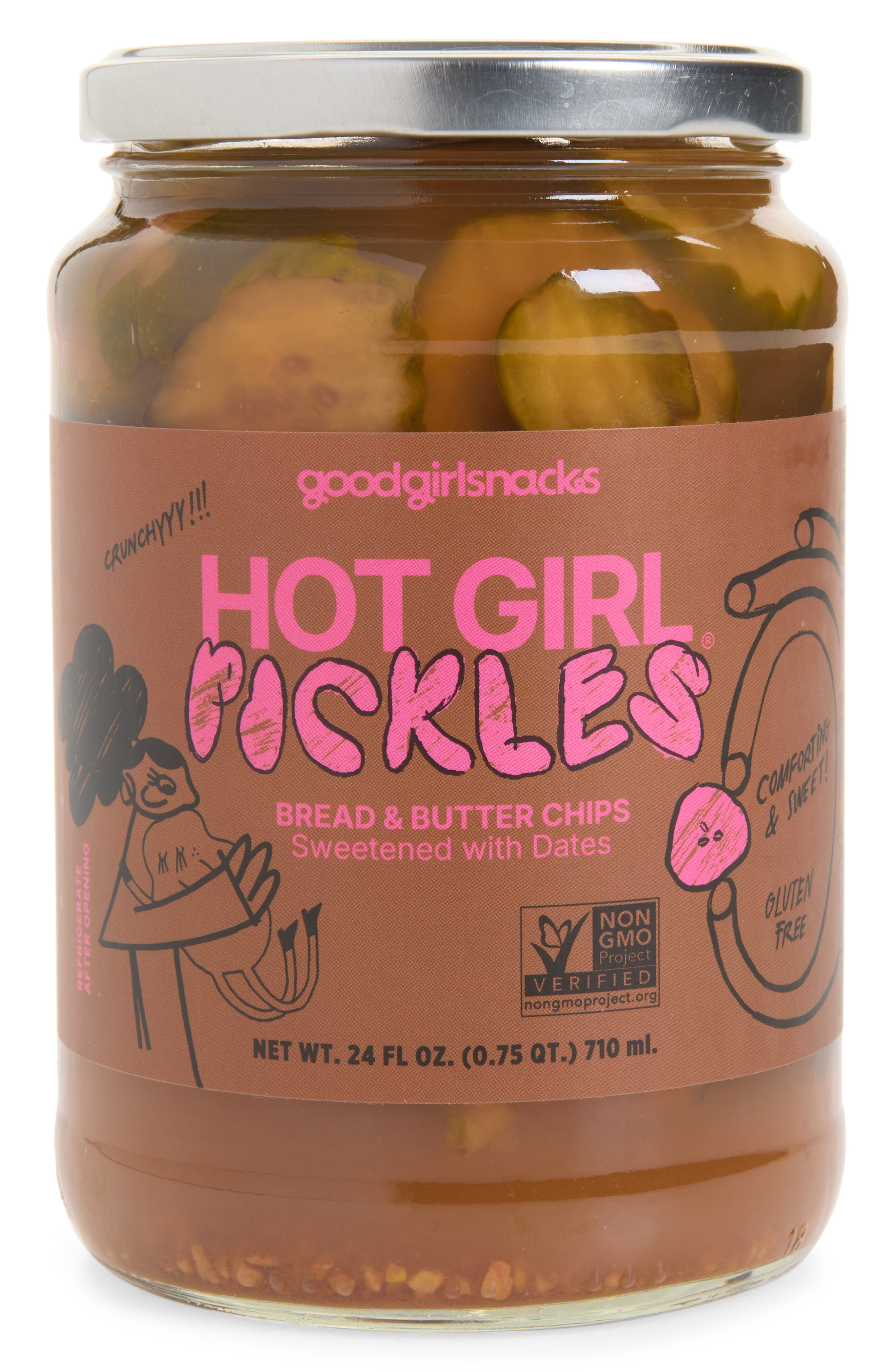 good girl snacks Hot Girl Pickles Bread & Butter Chips
