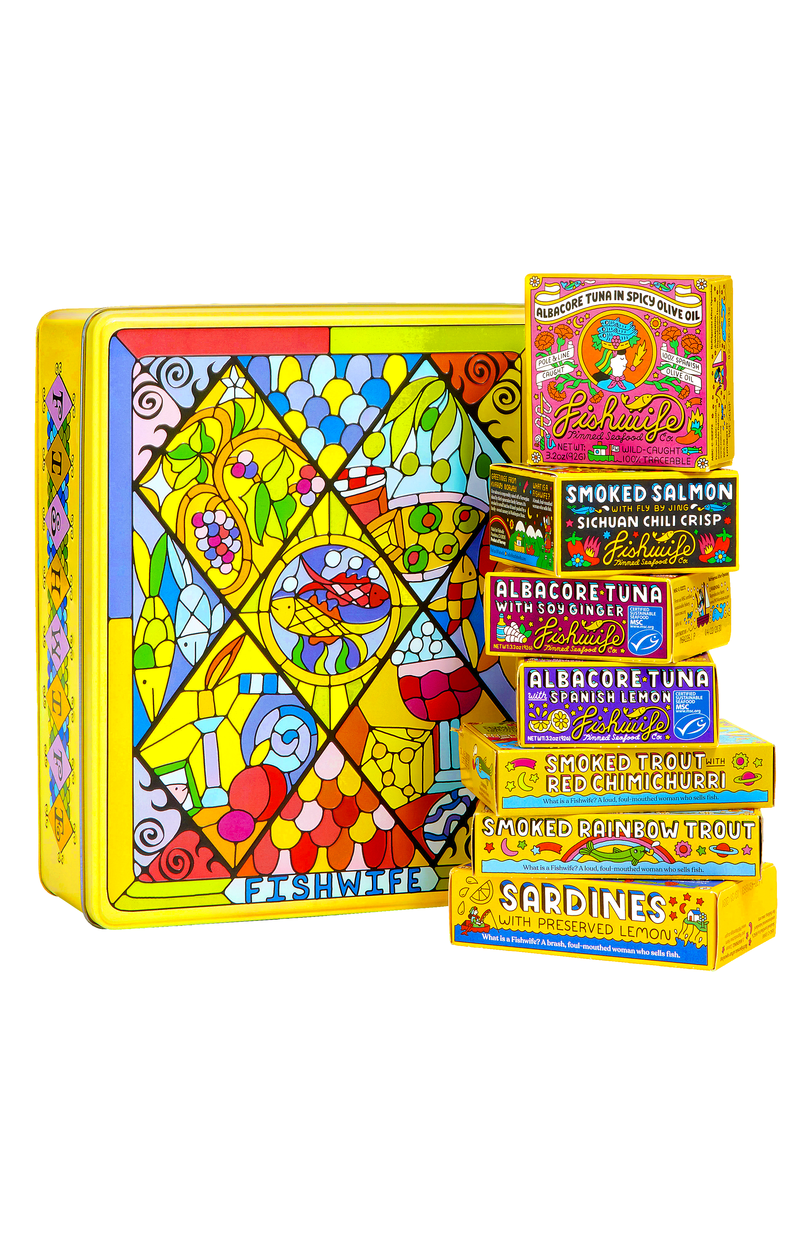 Fishwife Tinned Fish Set (7 Tins)