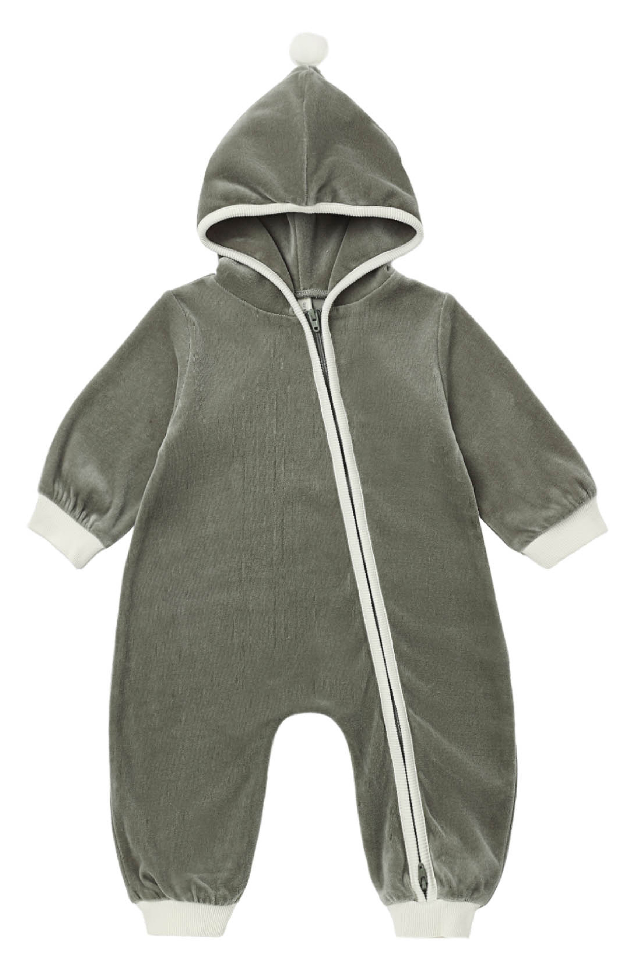 Quincy Mae Velour Jumpsuit