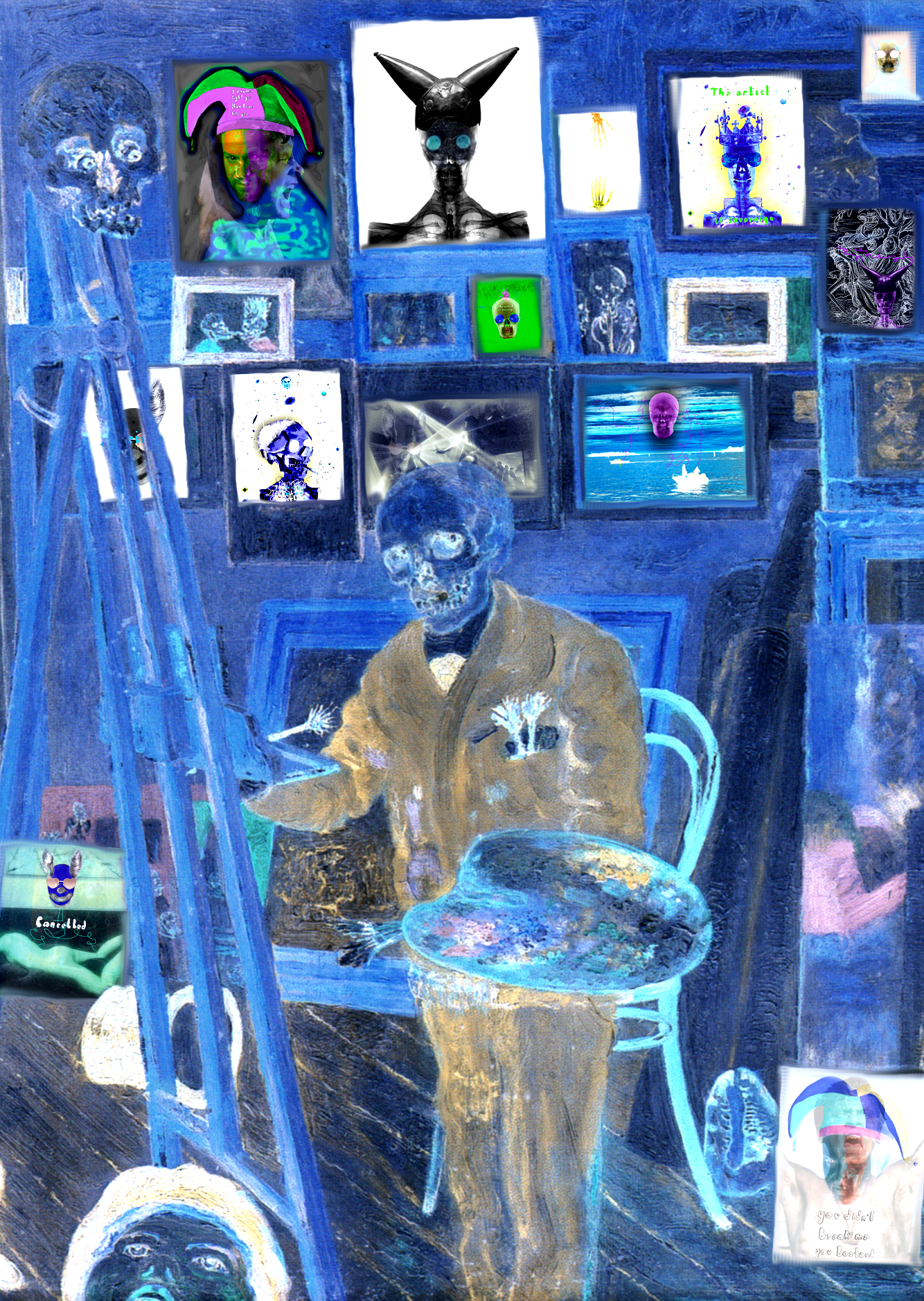The Skeleton Painter 1