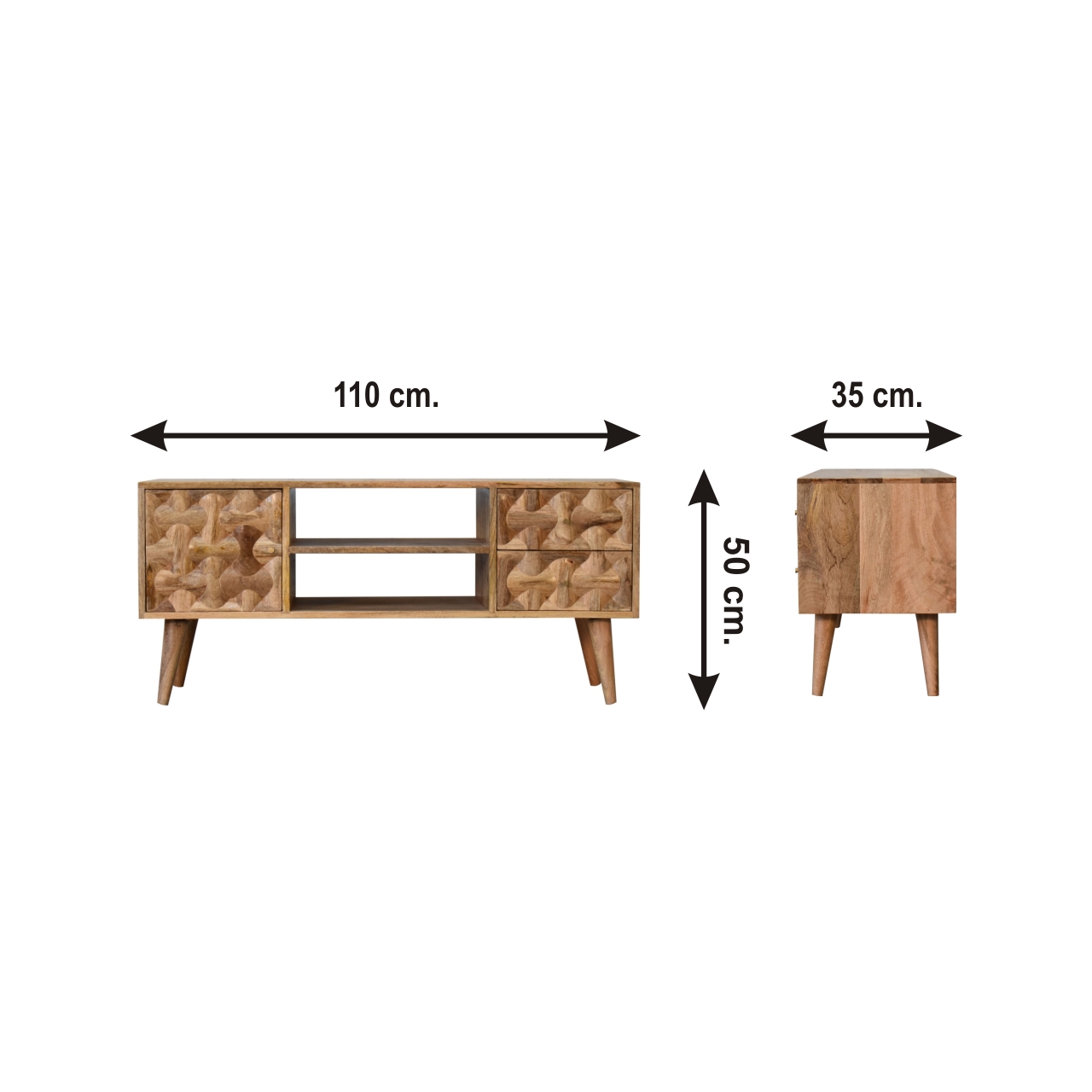 Size chart for Kita Media Unit