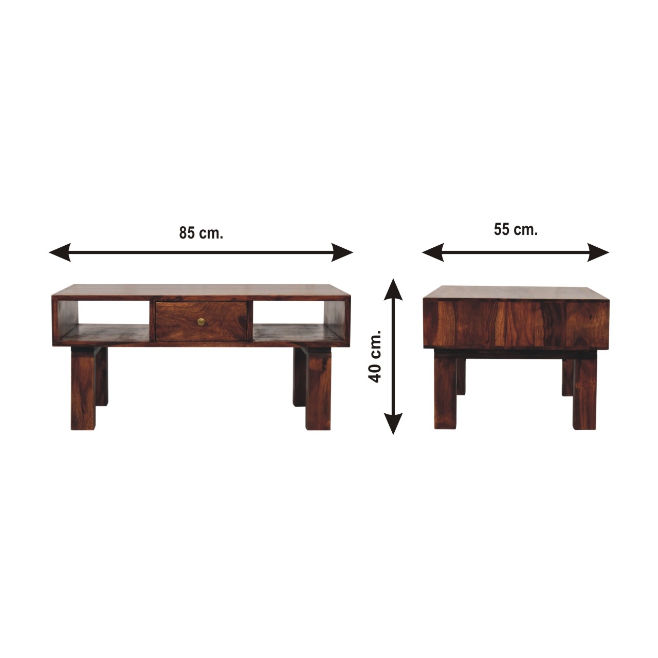 Size chart for Tula Coffee Table