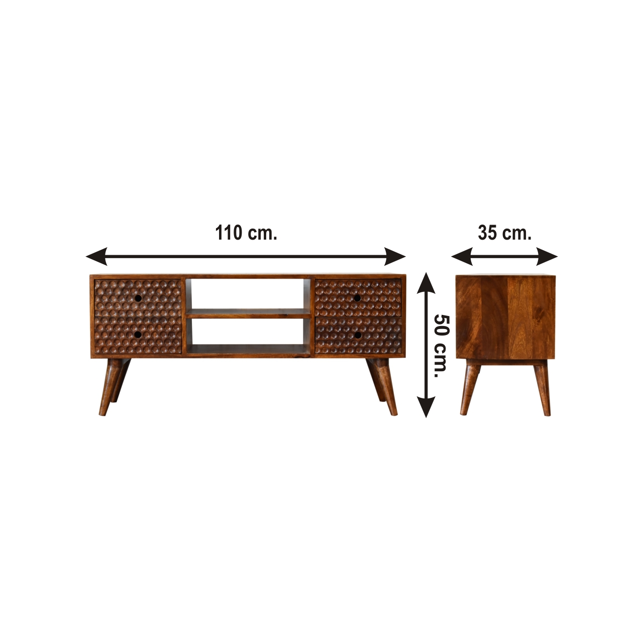 Size chart for Torun Media Unit