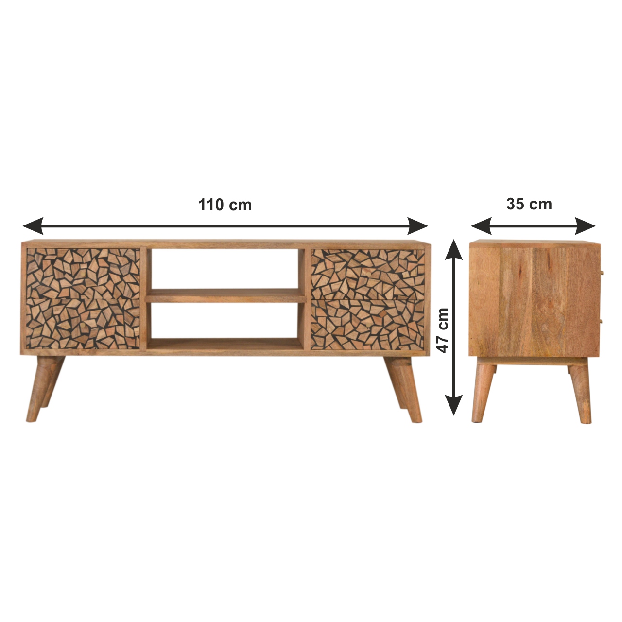 Size chart for Lisbon Media Unit