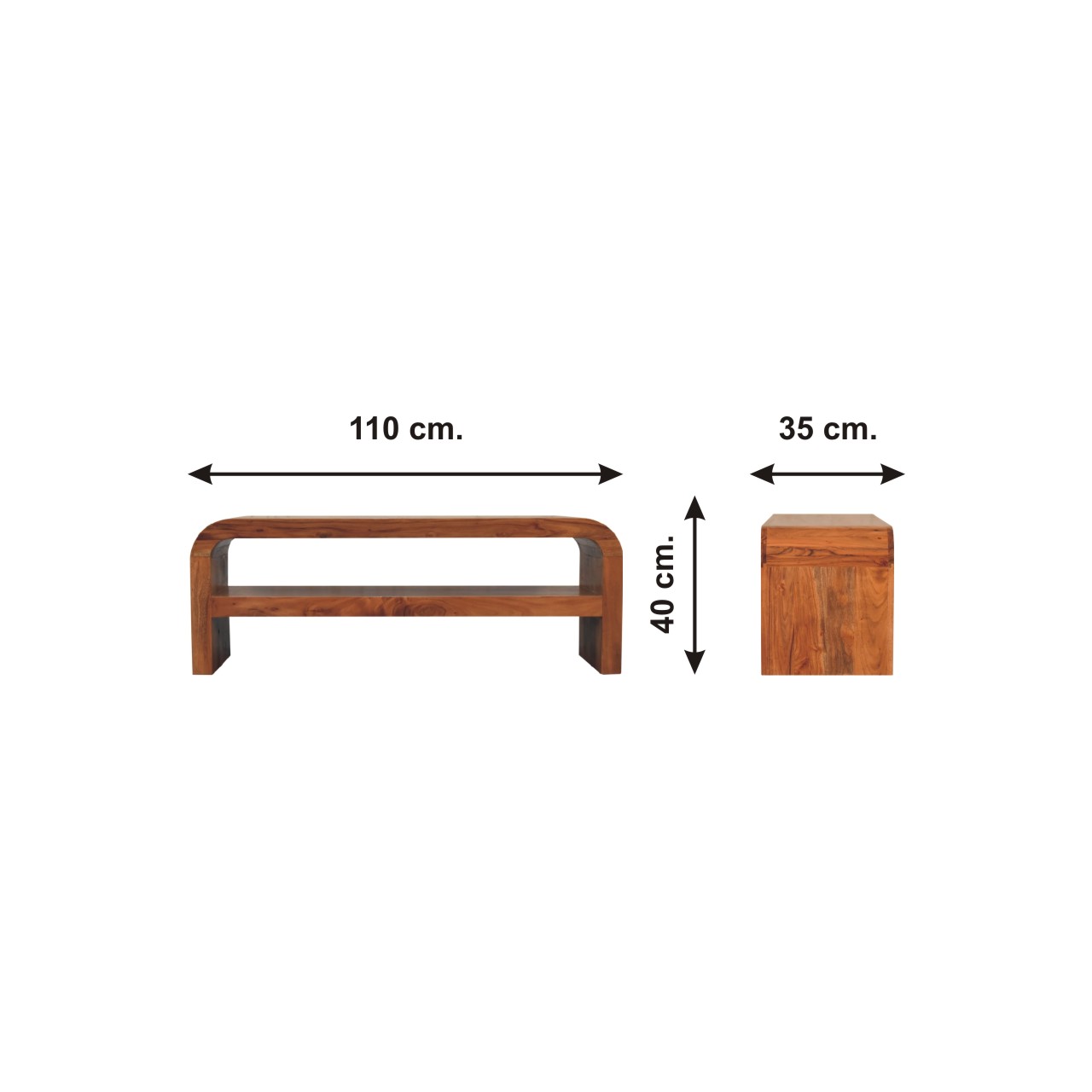 Size chart for Darcy Media Unit with Shelf Chest of Drawers