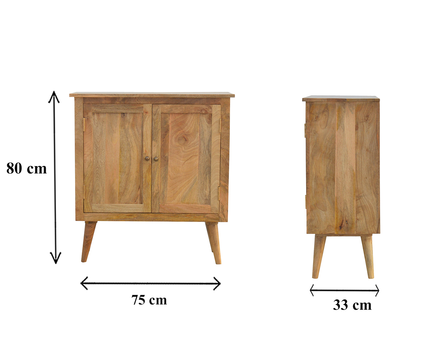 Size chart for Solid Wood Nordic Style Cabinet