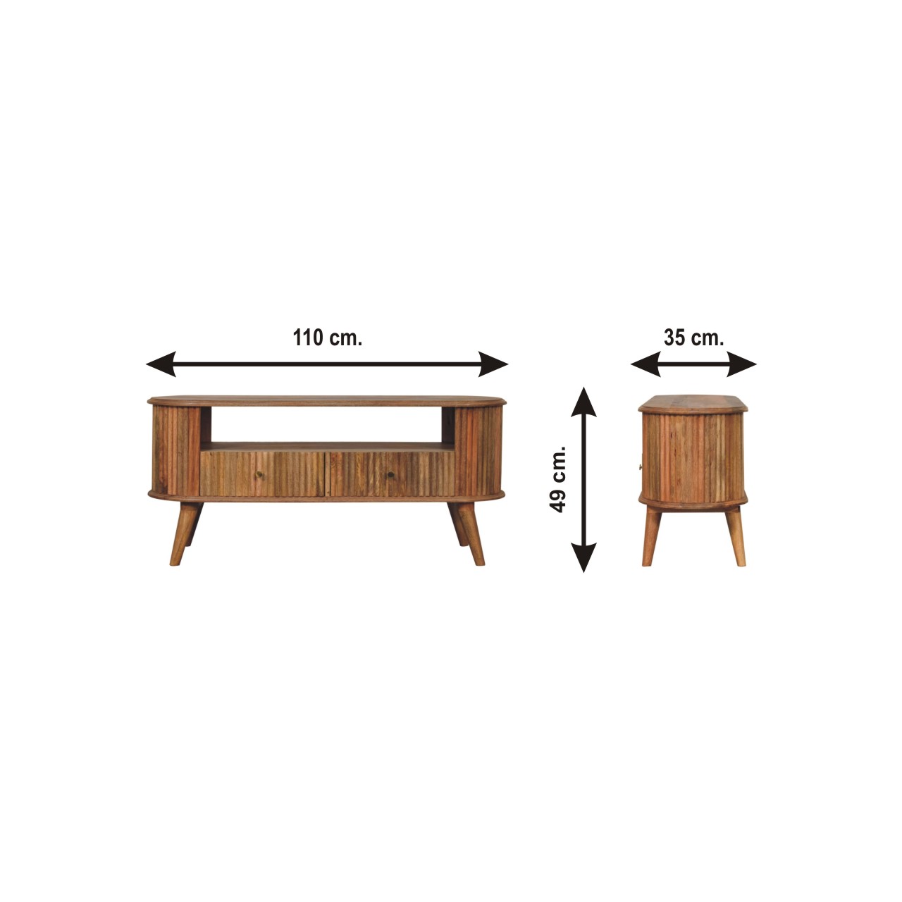 Size chart for Soba Nordic Media Unit