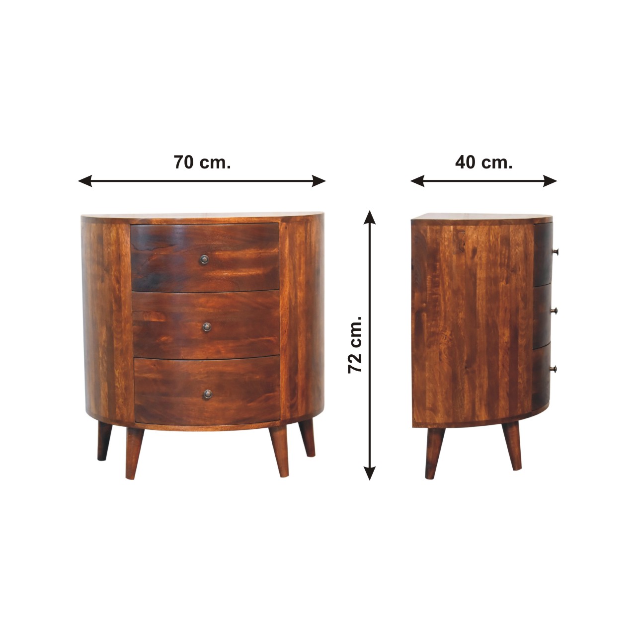 Size chart for Odyssey Chest