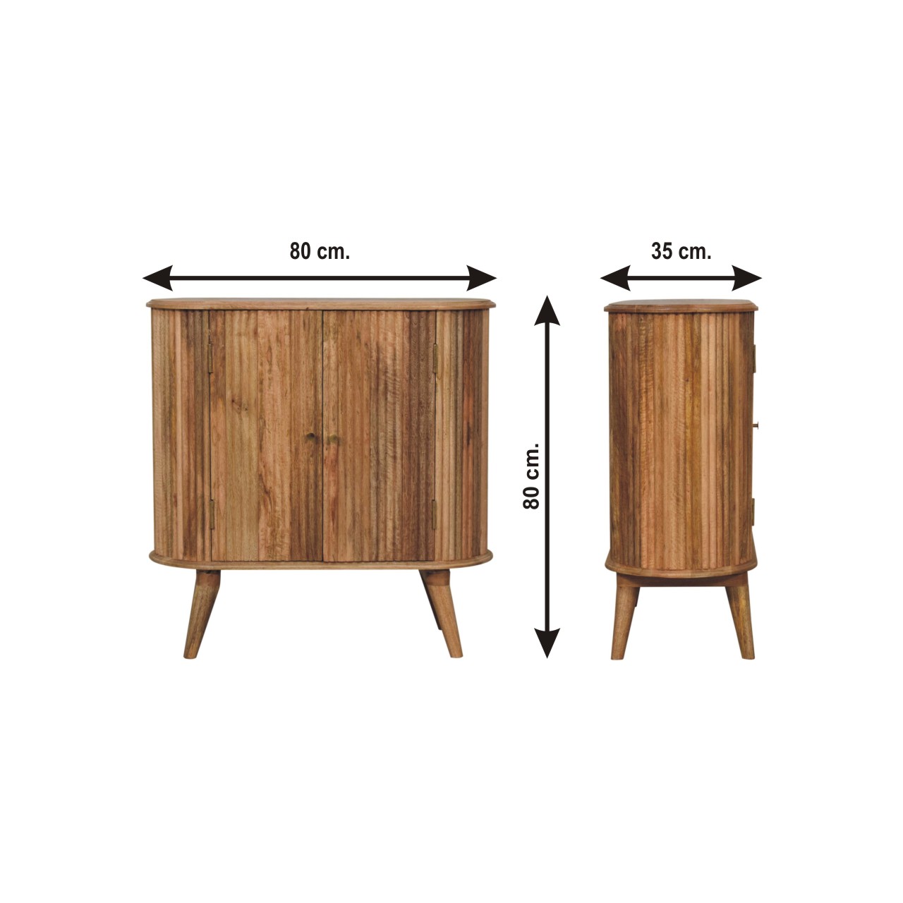 Size chart for Soba Nordic Cabinet