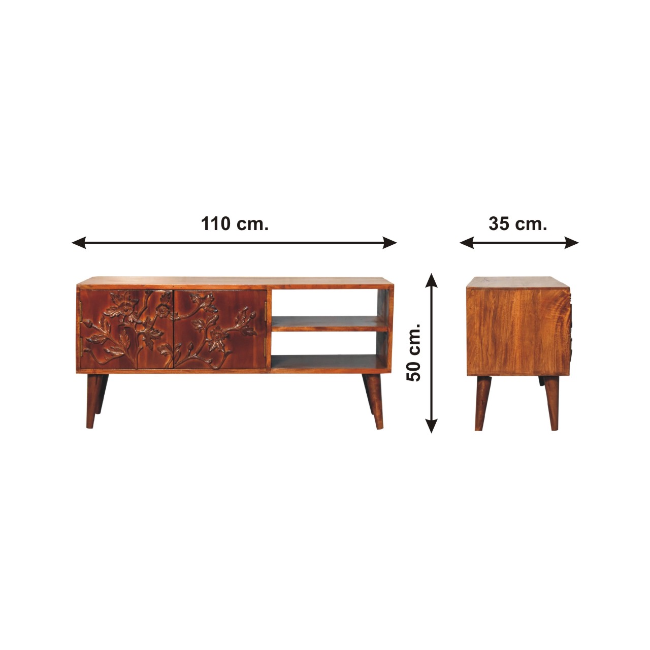Size chart for Botanic Media Unit