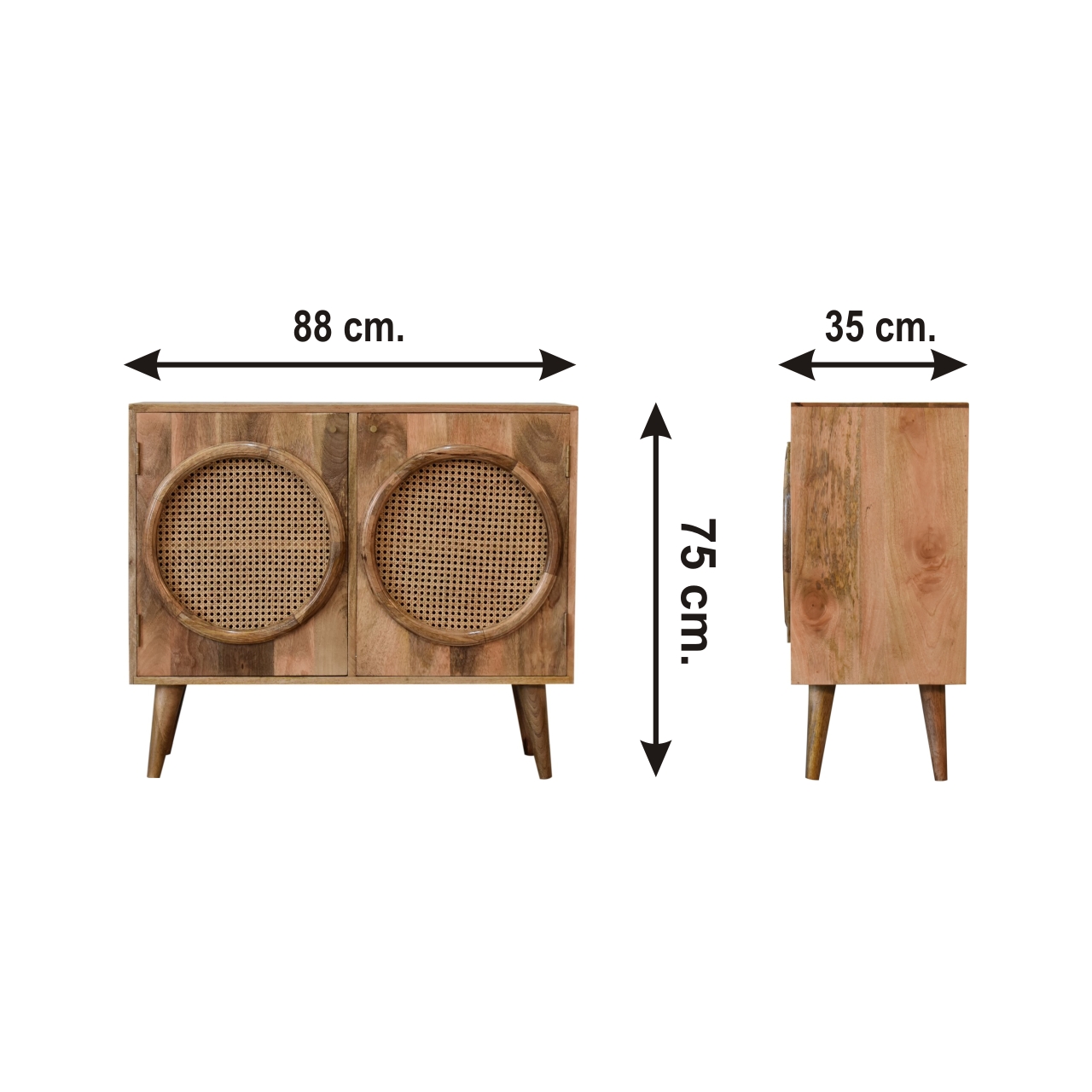 Size chart for Larissa Cabinet