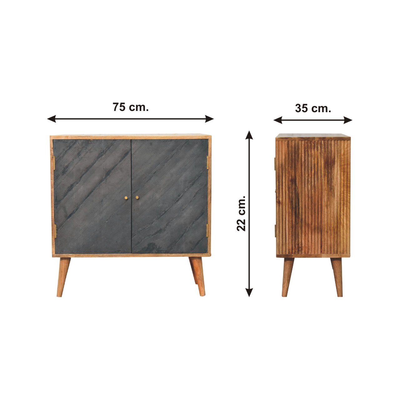 Size chart for Slade Cabinet