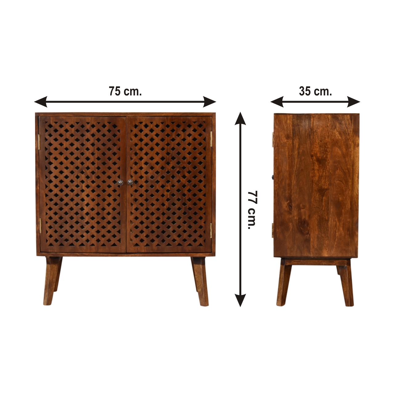 Size chart for Arlo Cabinet