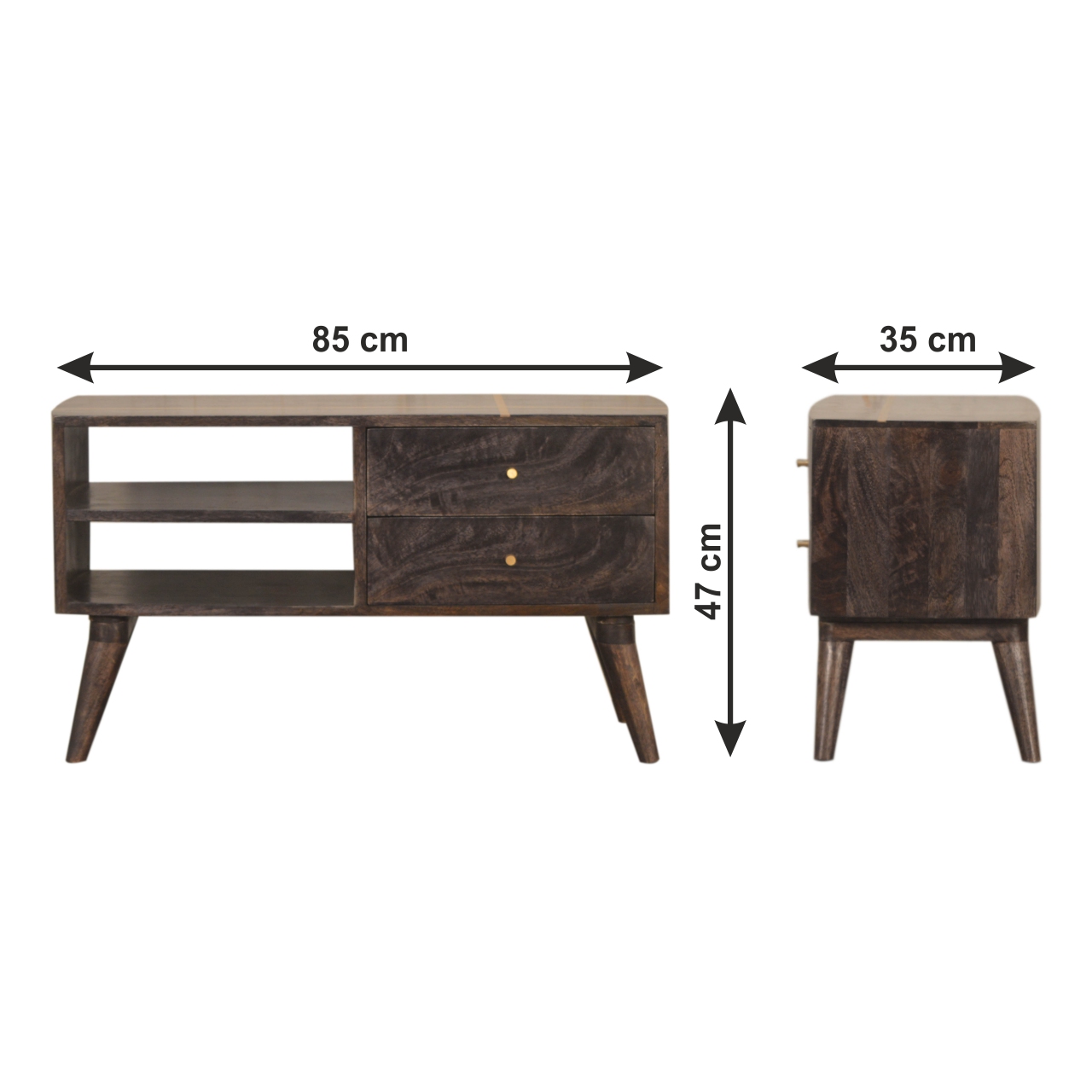 Size chart for Cairo Media Unit