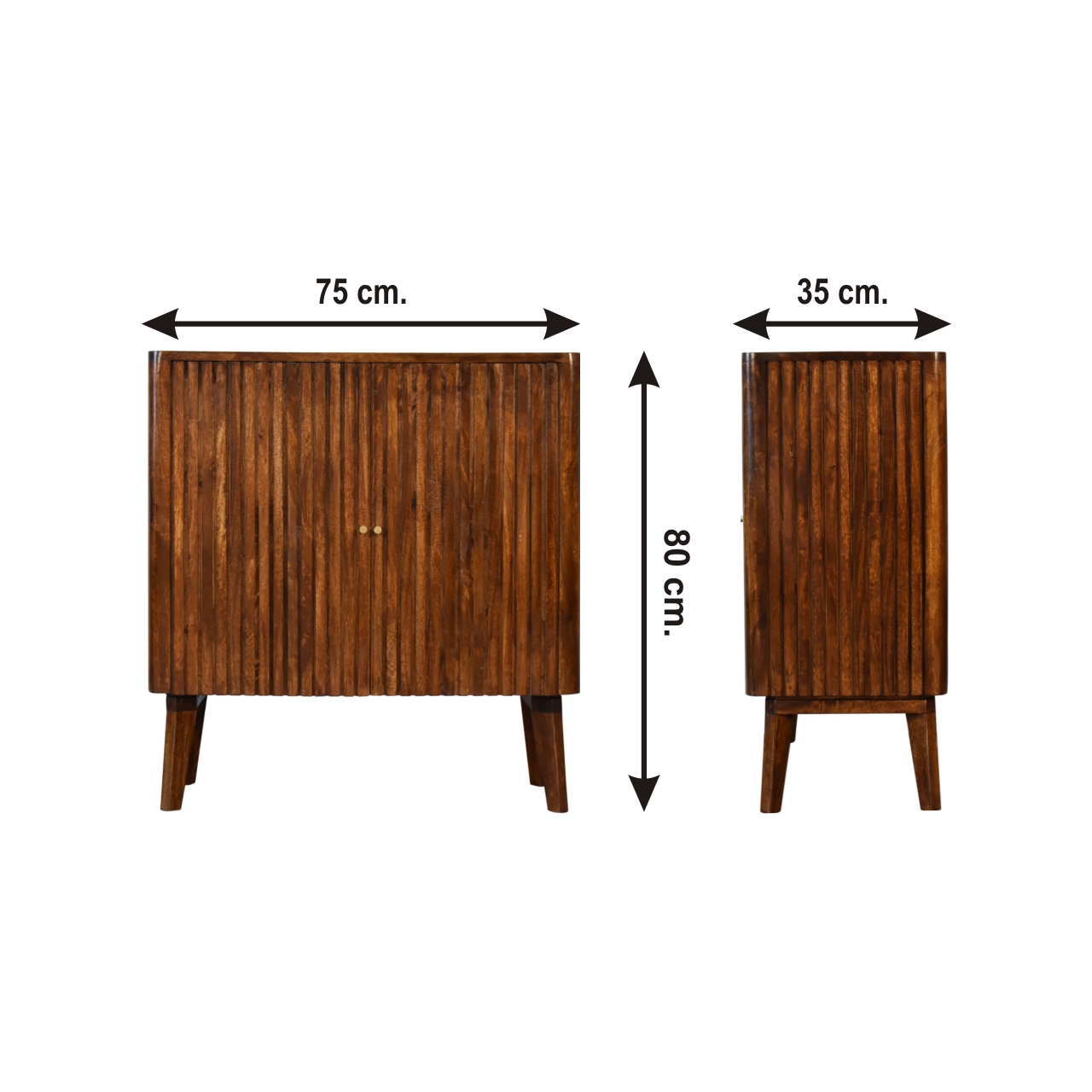 Size chart for Reeve Cabinet