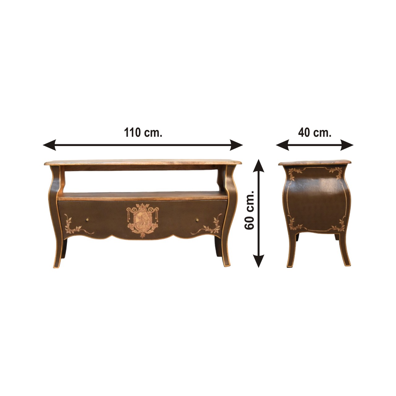 Size chart for Coroner Media Unit