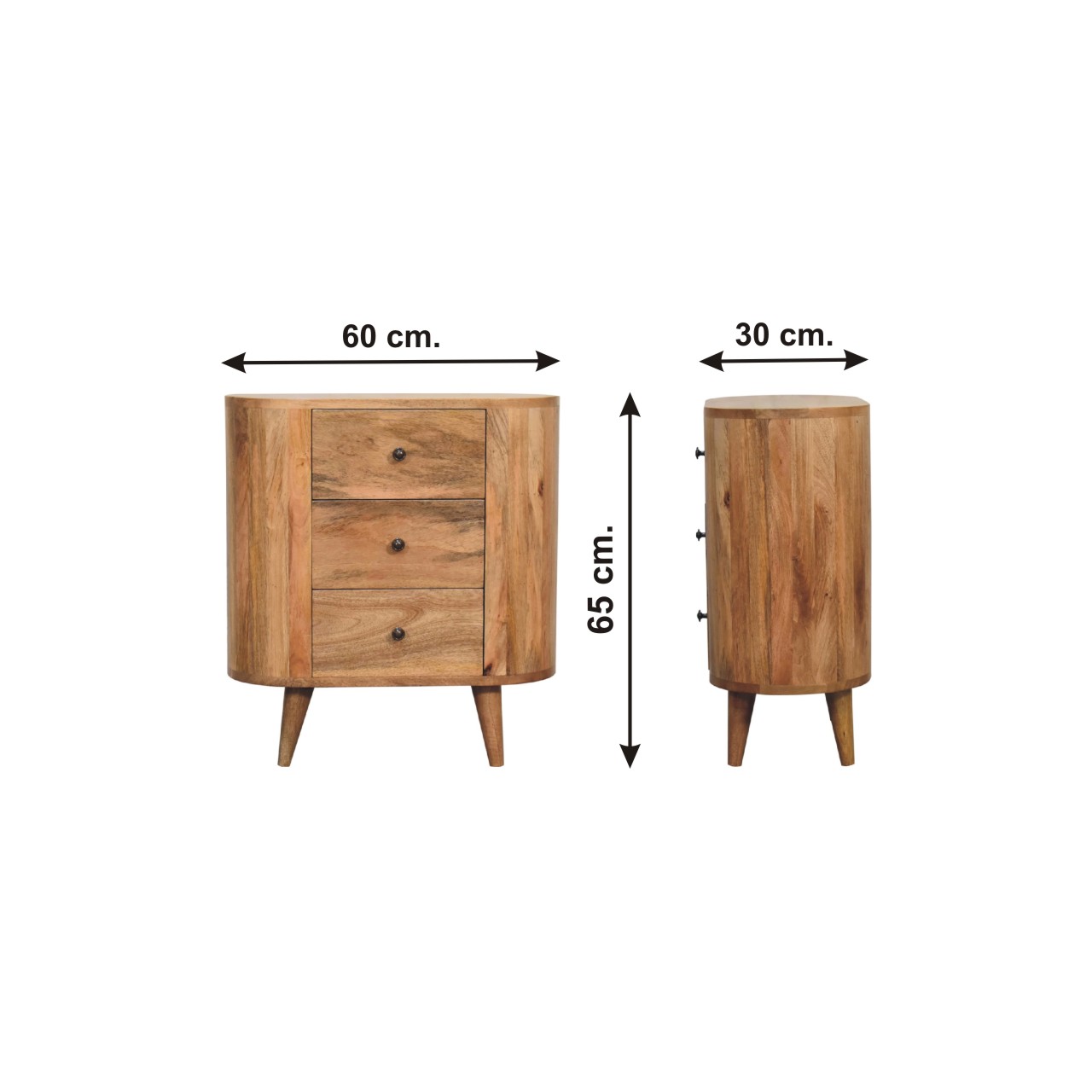 Size chart for Mini Oak-ish Cabinet