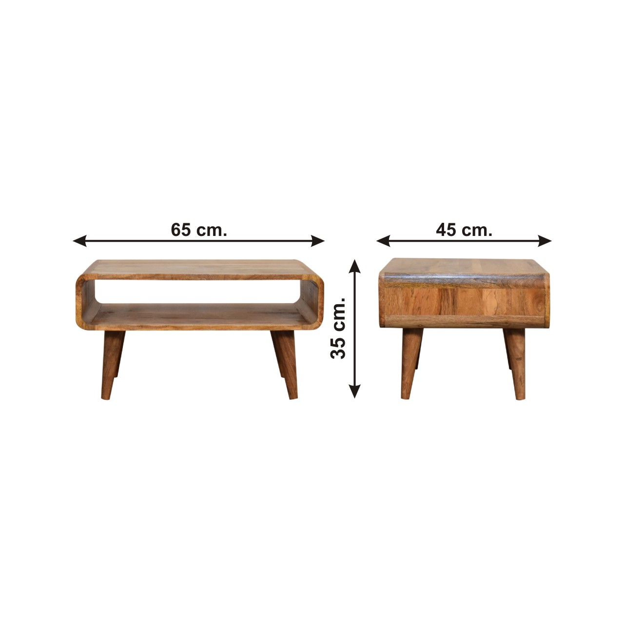 Size chart for Open Oak-ish Media Unit