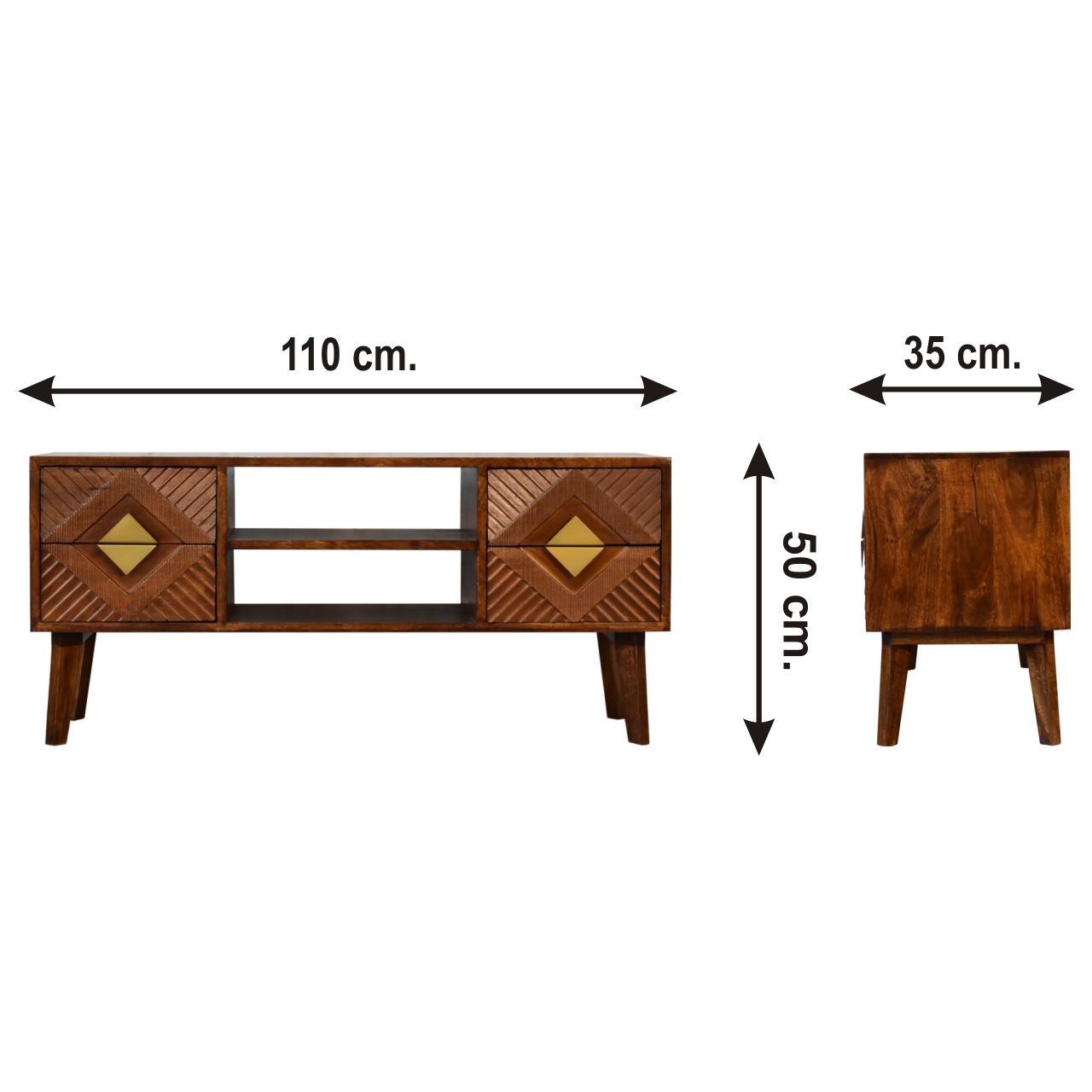Size chart for Alma Media Unit