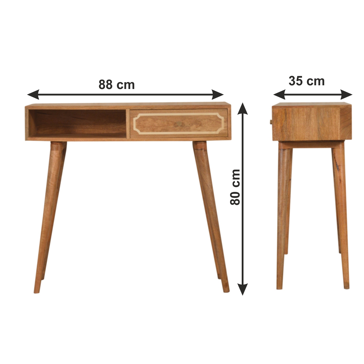 Size chart for Nepal Writing Desk
