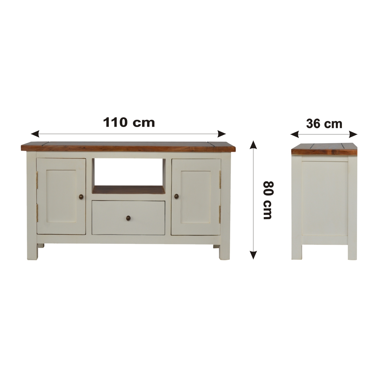 Size chart for Country Two Tone Media Unit