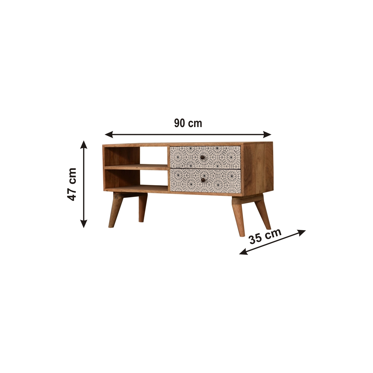 Size chart for Sendai Media Unit