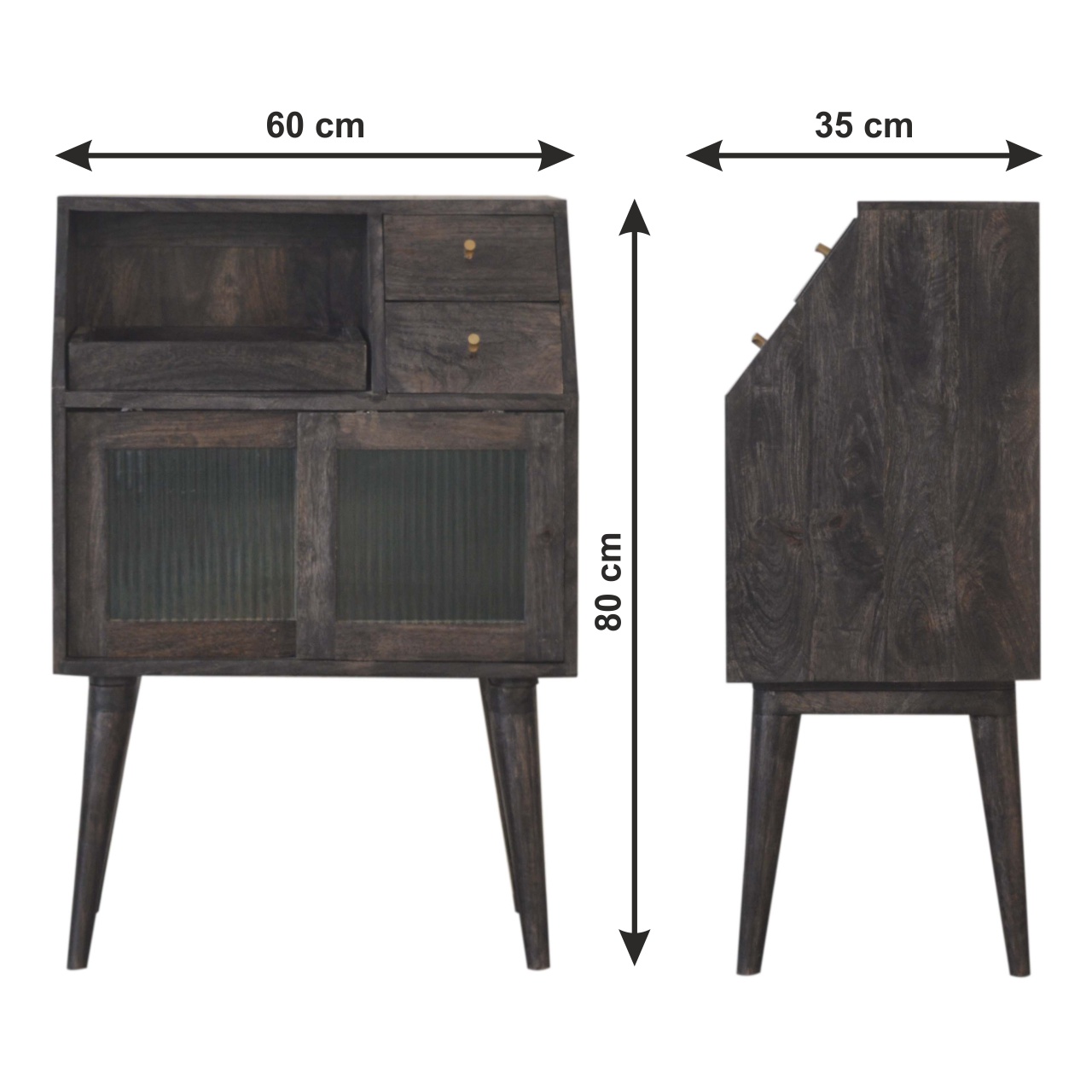 Size chart for Havana Mini Cabinet