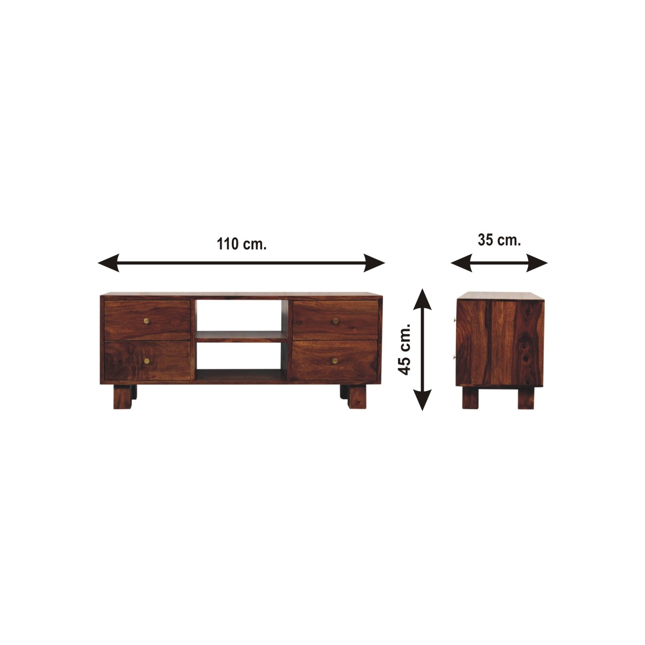 Size chart for Tula Media Unit
