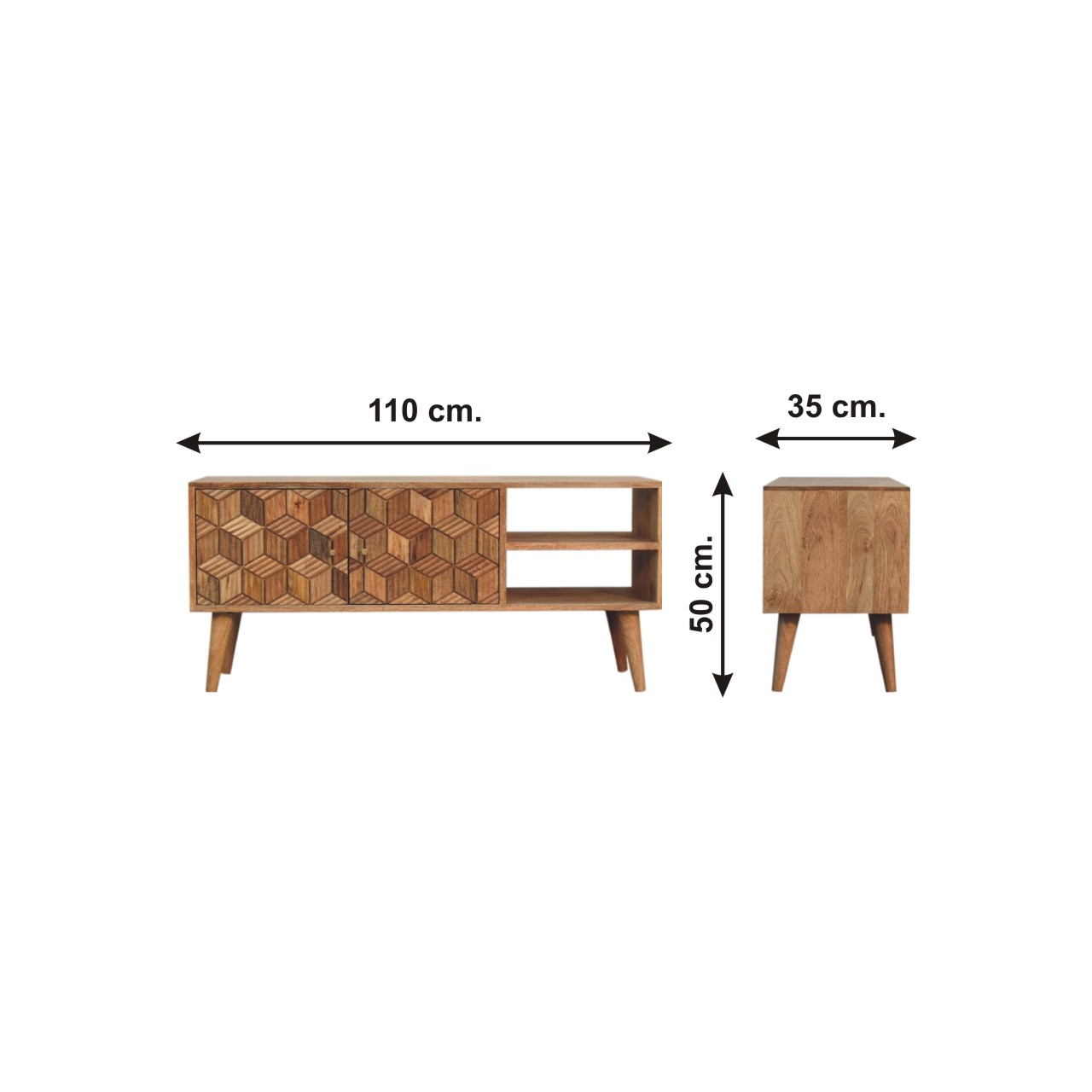Size chart for Cubana Media Unit
