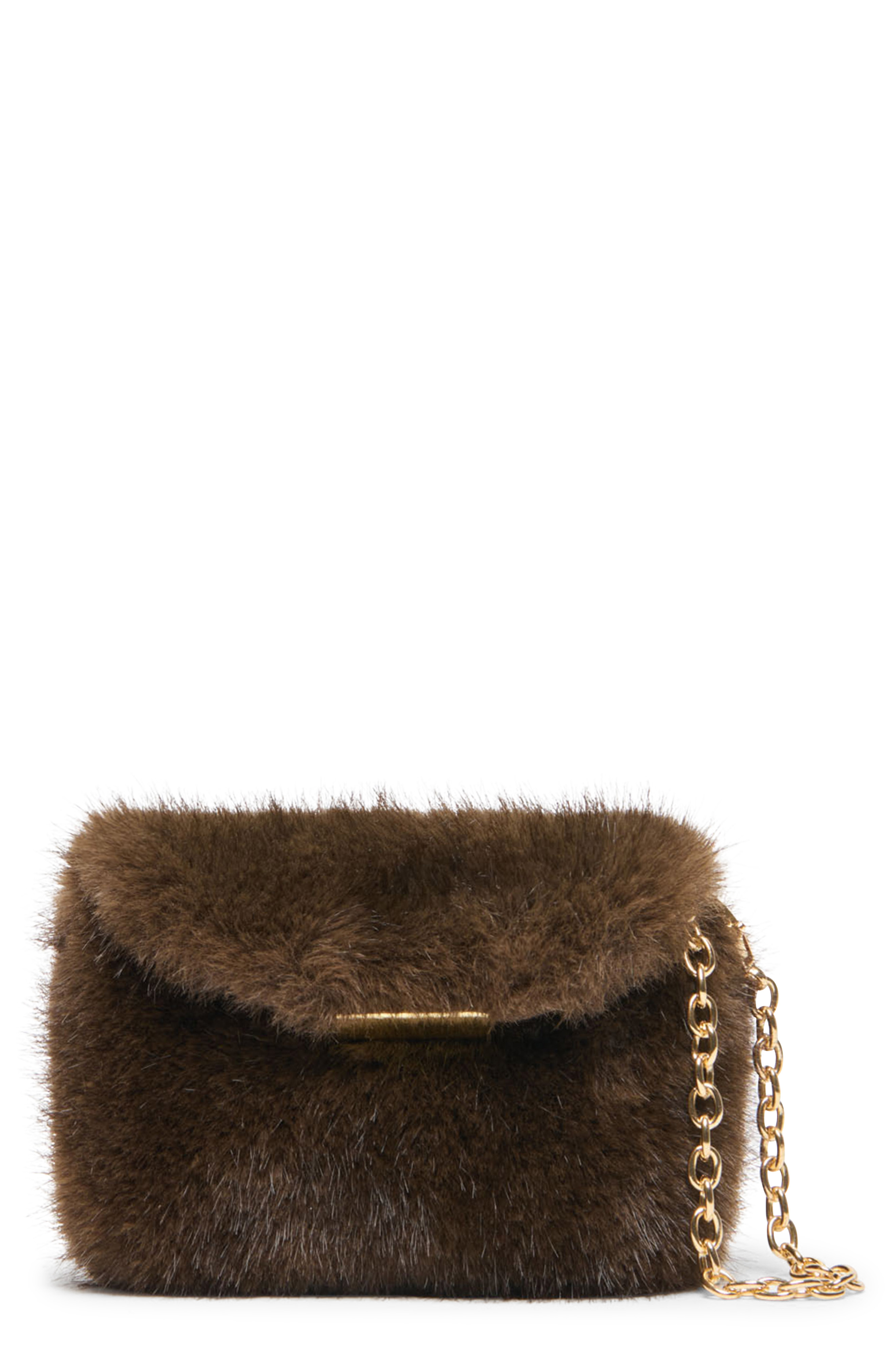Dolce Vita Faux Fur Crossbody