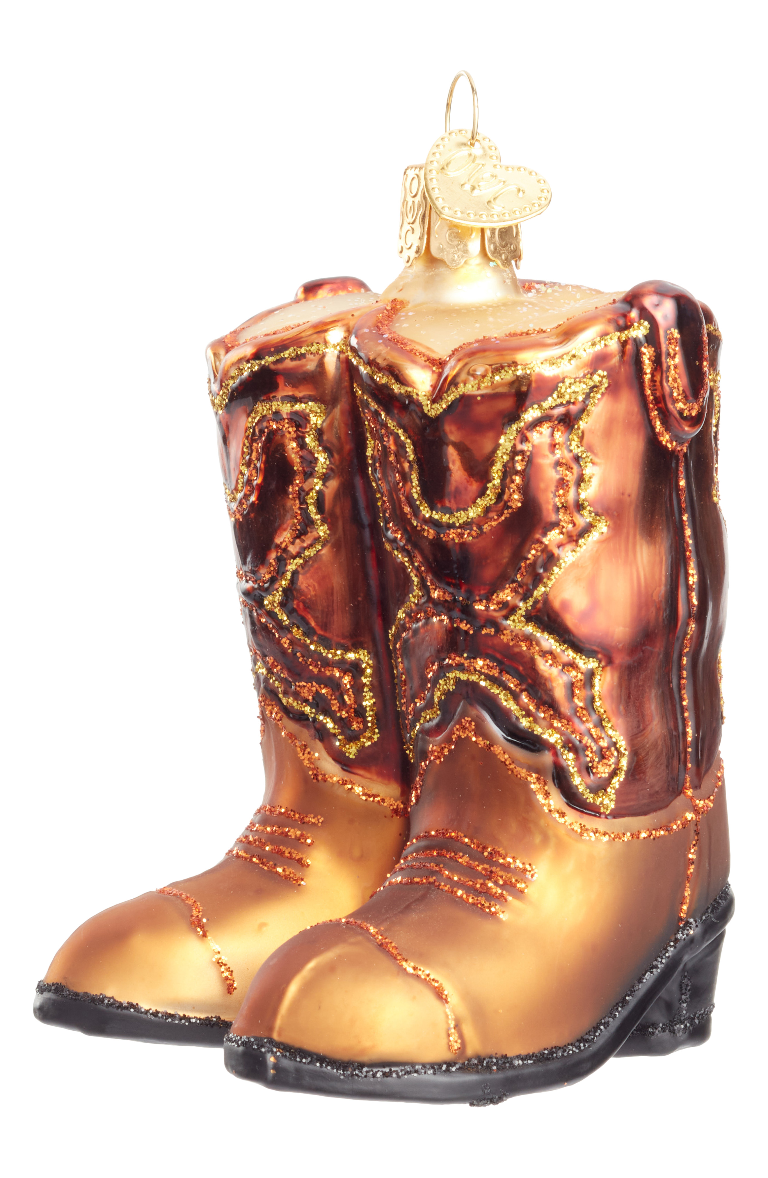Old World Christmas Cowboy Boots Ornament
