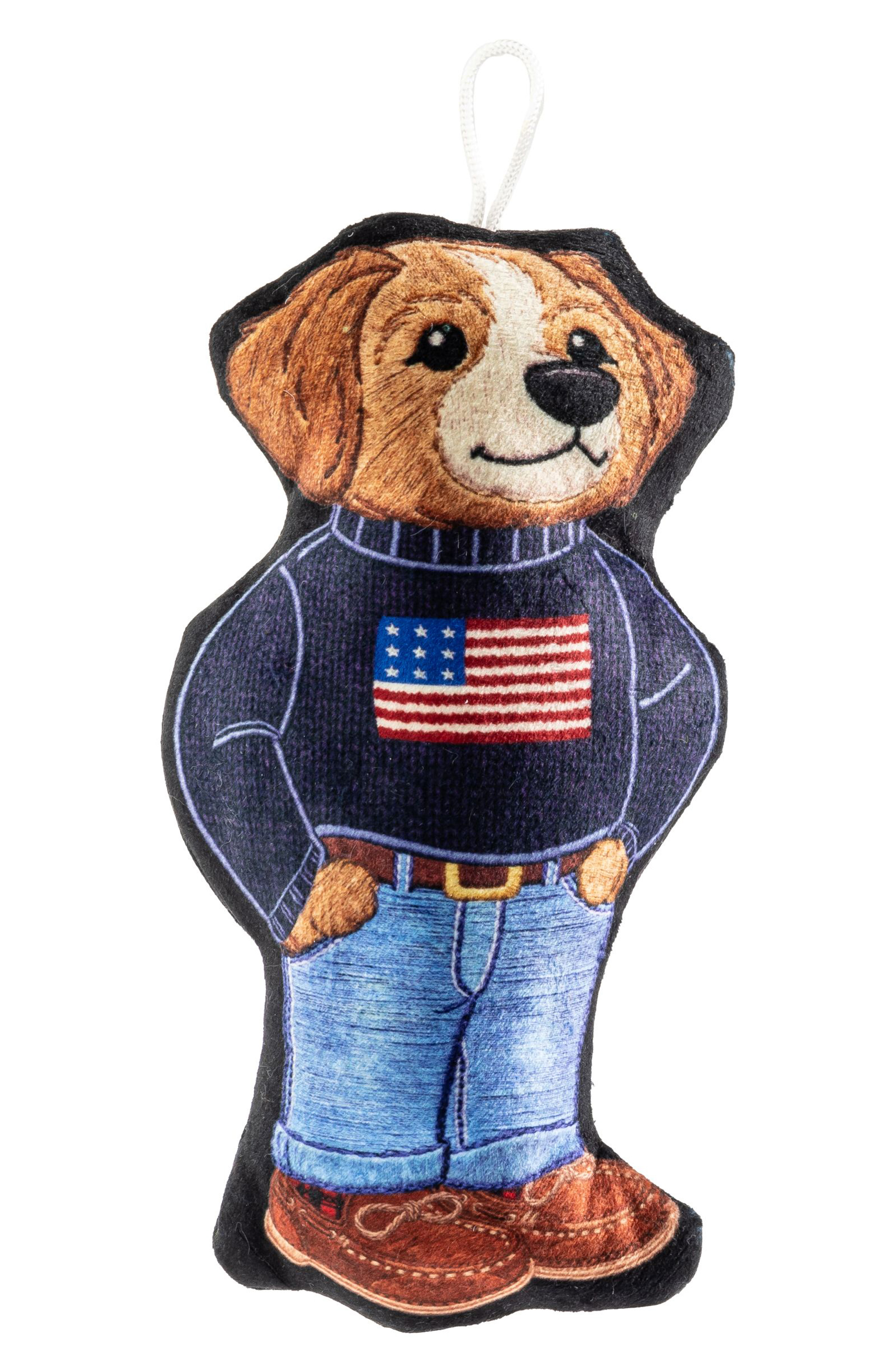 Haute Diggity Dog Ruff Lauren Teddy Dog Toy