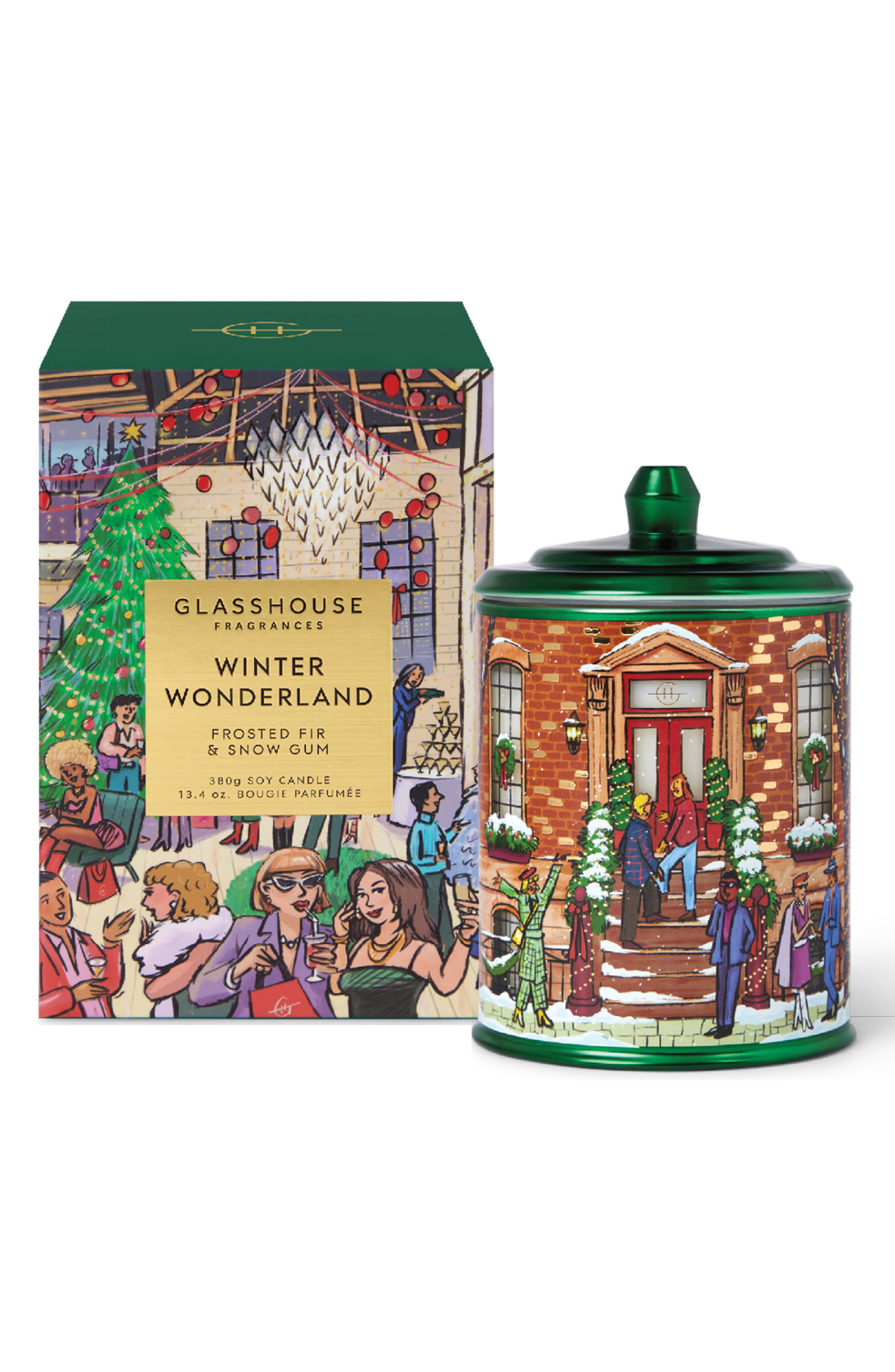 Glasshouse Fragrances Winter Wonderland Candle