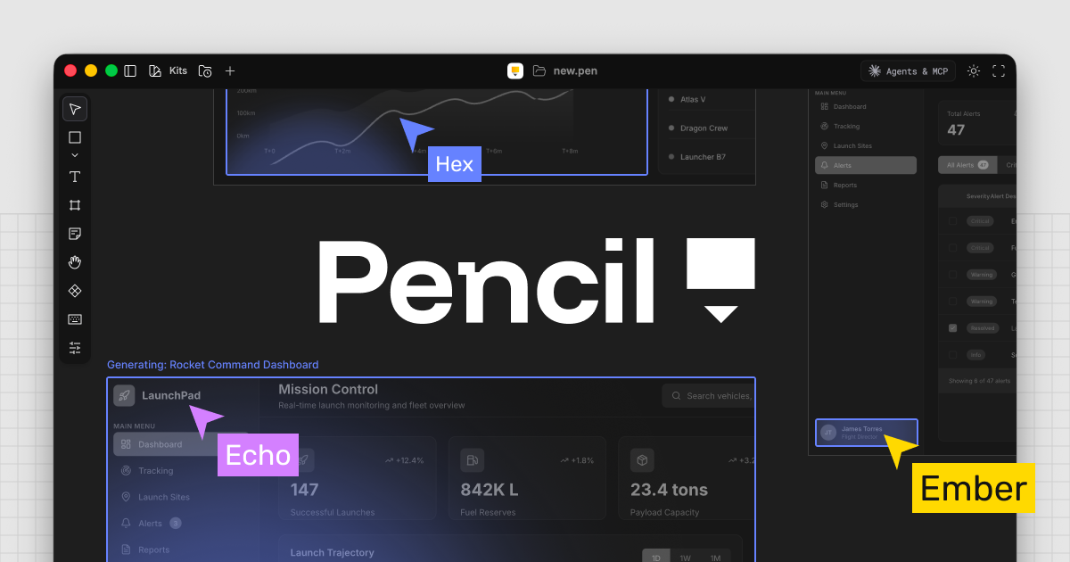 Pencil - Design Mode for Cursor preview