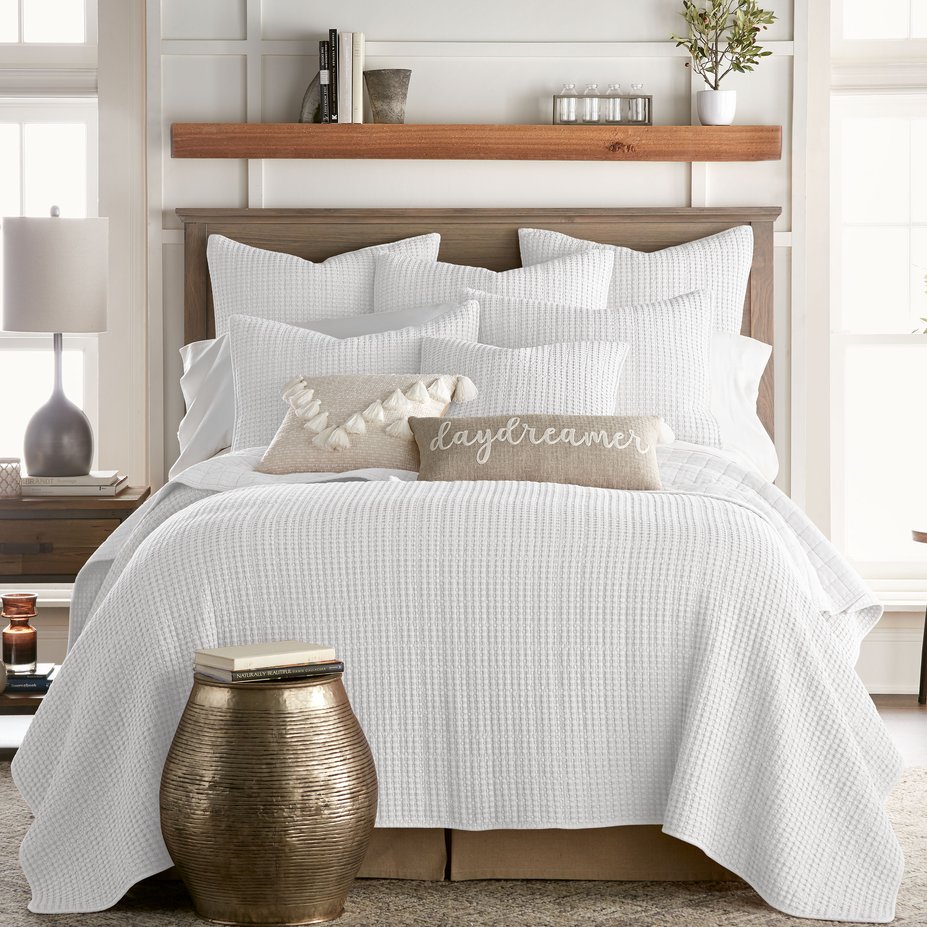 Mills Waffle Square Decorative Pillow - Levtex Home - Picture 27 of 63