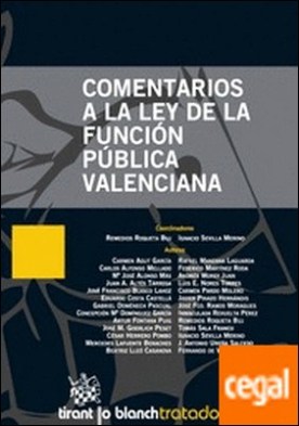 Comentarios a la Ley de la función pública valenciana