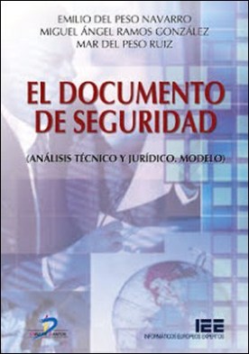El documento de seguridad: AnÃ¡lisis tÃ©cnico y jurÃ­dico. Modelo