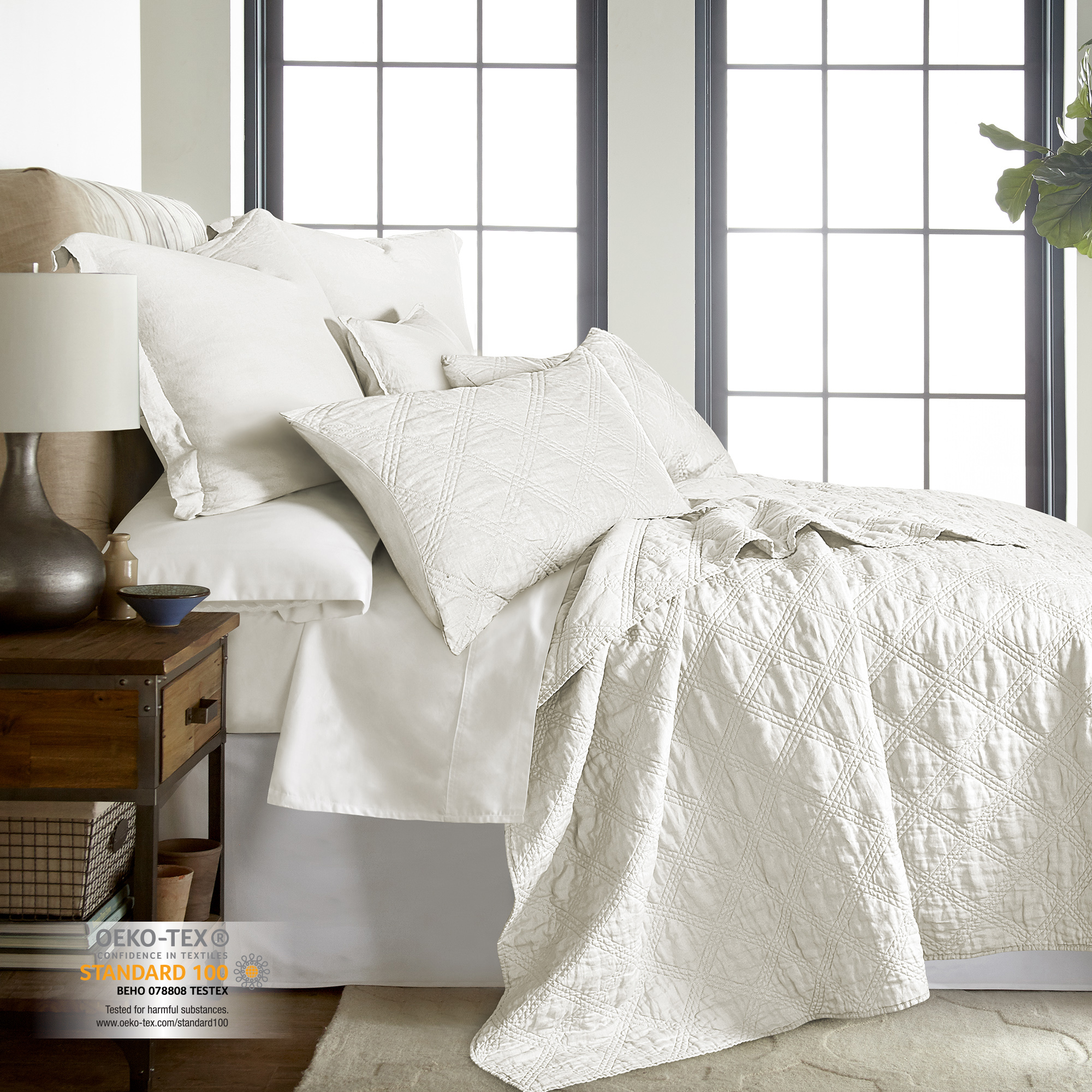 Linen Quilted Sham - Levtex Home