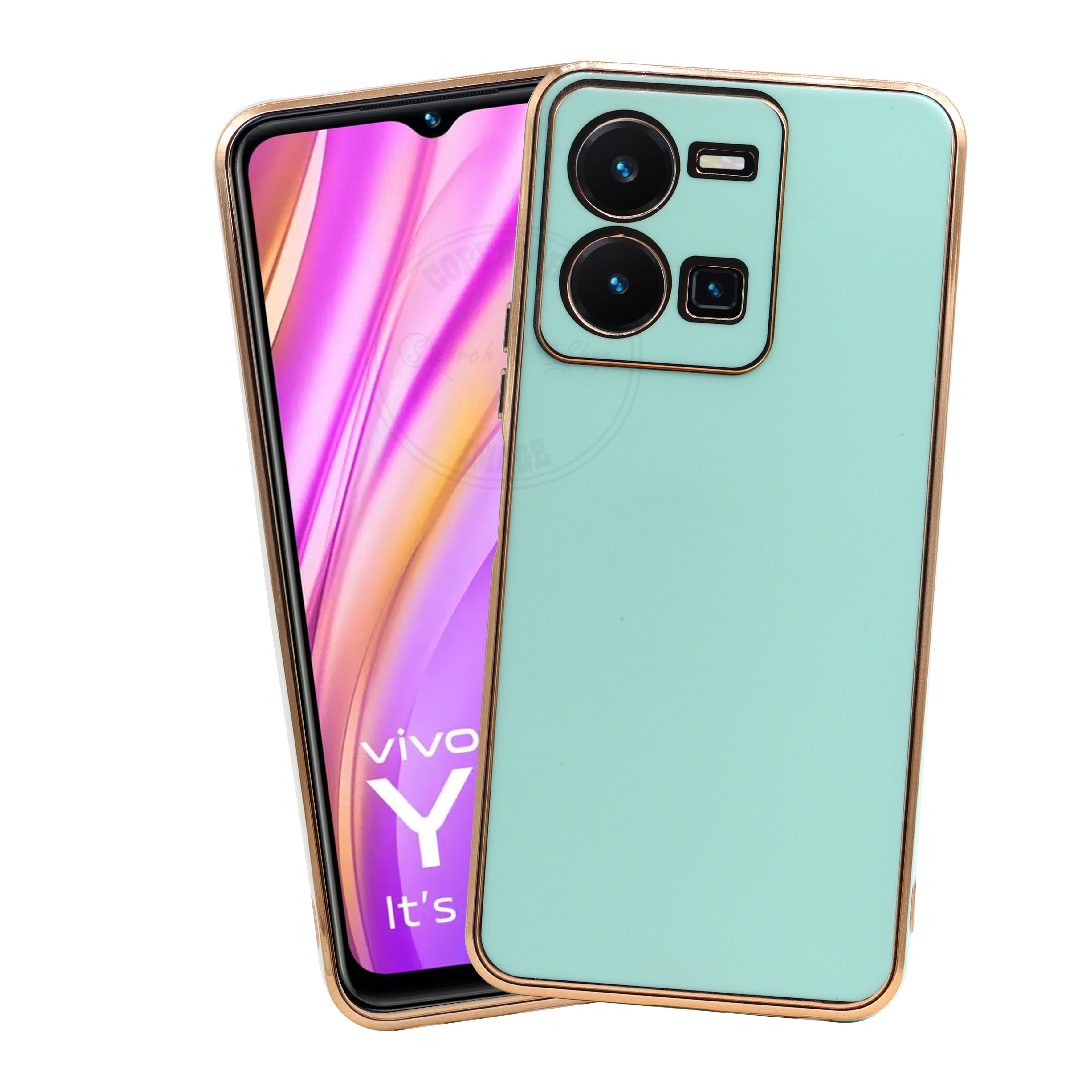 Vivo Y35 - 6D Chrome Mobile Back Cover