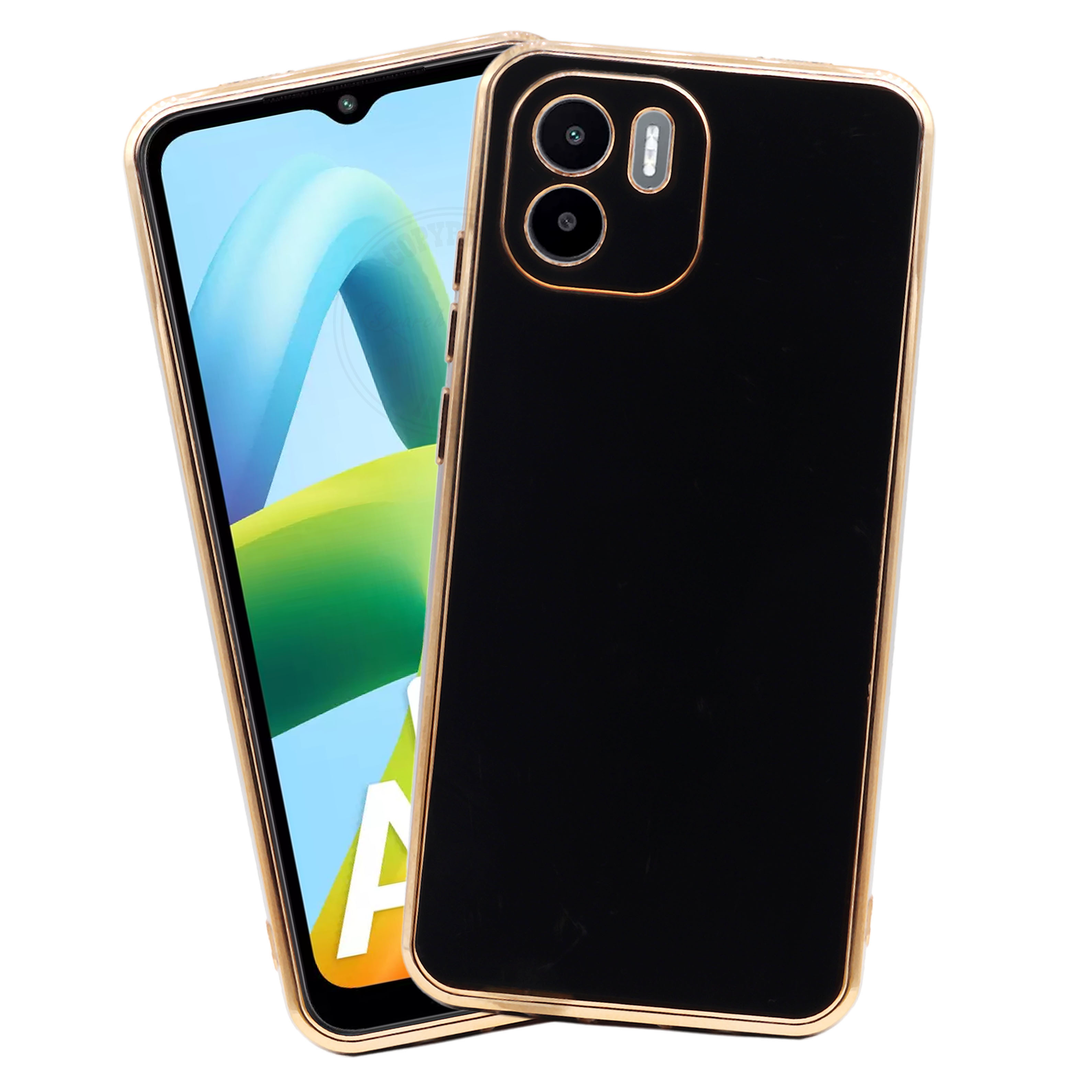 Mi Redmi A1 -6D Chrome Back Case Cover