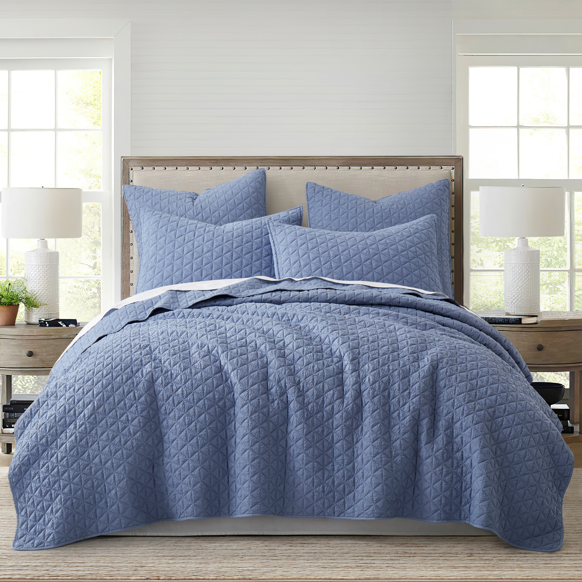 Rowan White Quilt Set- HomThreads by Levtex Home