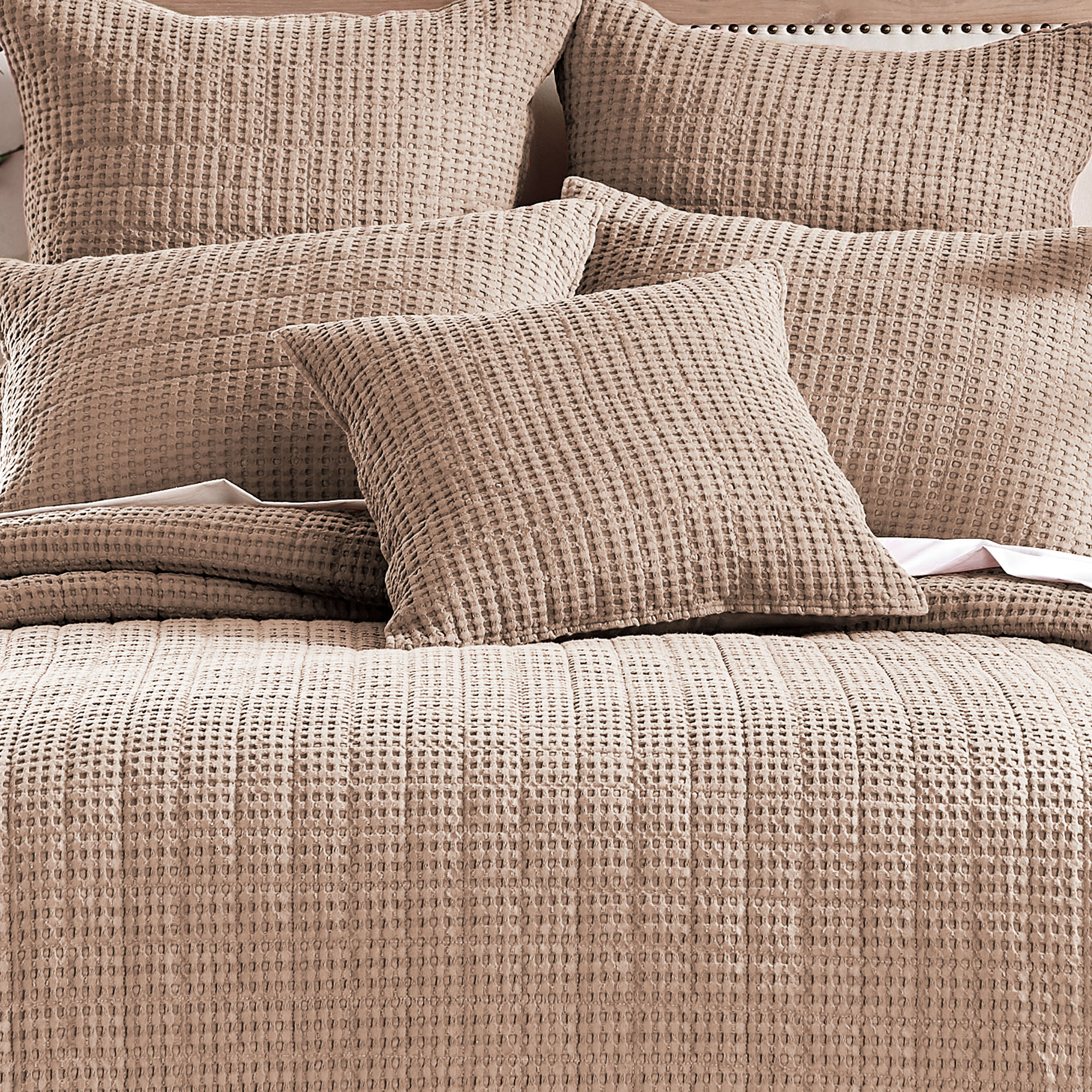 Mills Waffle Square Decorative Pillow - Levtex Home - Picture 8 of 63