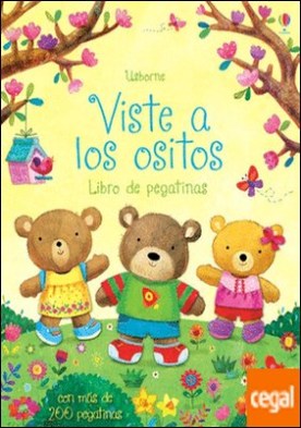Visto a los ositos con pegatinas . Libro de pegatinas
