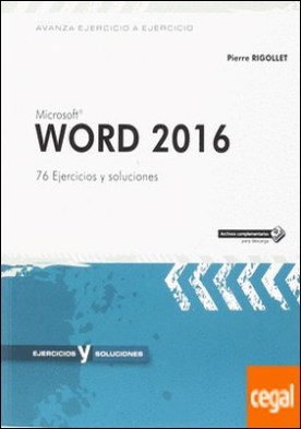 Word 2016 . 76 ejercicios y soluciones