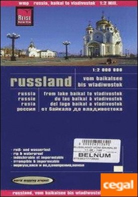RUSIA: DEL LAGO BAIKAL A VLADIVOSTOK 1:2.000.000 IMPERMEABLE
