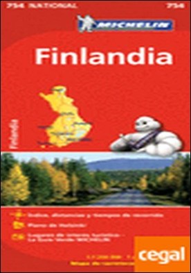 Mapa National Finlandia . Mapa de carreteras