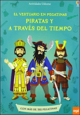PIRATAS Y A TRAVES TIEMPO VEST PEGATINAS . El vestuario en pegatinas